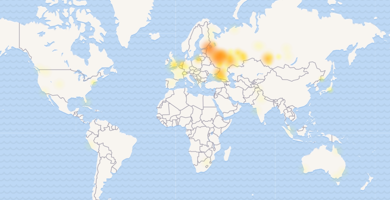 В работе соцсети Facebook снова произошел сбой